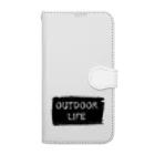 YF_familleのOUTDOOR LIFE Book-Style Smartphone Case