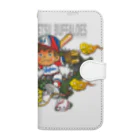 バッファ君  goods【近鉄バファローズ／1976-1996】の龍に跨がる！ITEMAE（緑） Book-Style Smartphone Case