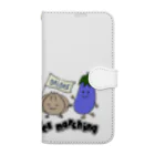 sari'sのvegetables marching Book-Style Smartphone Case