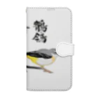 やちよ｜リアル鳥イラストの鶺鴒さん Book-Style Smartphone Case