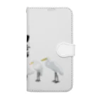 やちよ｜リアル鳥イラストのTEAM白鷺 Book-Style Smartphone Case