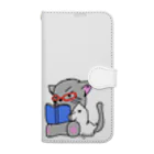 Kujakuの朗読猫 Book-Style Smartphone Case