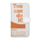 MITSUNORI OFFICIAL SHOPのYou can do it! 手帳型スマホケース