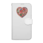 HeartyTimeのハート紅型 Book-Style Smartphone Case