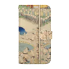 浮世絵ショップ のどぐろ　UKIYOE SHOP NODOGUROの相撲　東海道　浪花天保山 / Tokaido Naniwa Tempozan 手帳型スマホケース