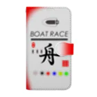 G-HERRINGのボートレース 万舟（ BOAT RACE ；安全祈願；必勝祈願；的中祈願 ）鳥居 手帳型スマホケース