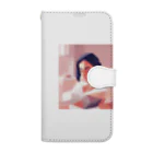 田舎老人只爺のマッサージを受けている美人 Book-Style Smartphone Case