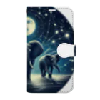 FUMYのNight  Elephant Symphonic Book-Style Smartphone Case