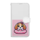 TUKUMOのビーグル犬　つくも Book-Style Smartphone Case