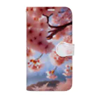 終わらない夢🌈の美しい桜🌸 Book-Style Smartphone Case