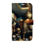 NikuQAIのShadowed Treasures: The Pirate's Legacy Book-Style Smartphone Case