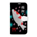 G-HERRINGの鯉！（ ニシキゴイ ；鳥居 ）あらゆる生命たちへ感謝をささげます。 Book-Style Smartphone Case