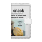 rokkakukikakuのLight　snack Book-Style Smartphone Case