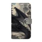 comati12の幼い黒龍 Book-Style Smartphone Case