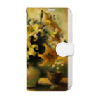 Dexsterのゴッホ風「ユリ」 Lily Van Gogh style01 Book-Style Smartphone Case