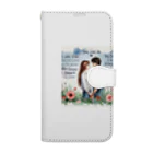 Lovers-chapelの支え合う恋人4 Book-Style Smartphone Case