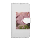 18cmの桜12 Book-Style Smartphone Case