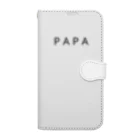 moiのPAPA 手帳型スマホケース