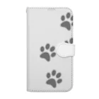 chyoko_chyokoの猫の足跡🐾 Book-Style Smartphone Case