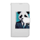 crazypanda2のビジネスパンダ Book-Style Smartphone Case