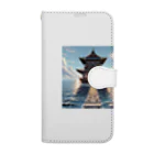 Irregular is beautifulのSanctuary of the Sea: Pathway to Serenity Book-Style Smartphone Case