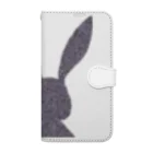 MEGROOVEのシルエットぴょん🐰 Book-Style Smartphone Case