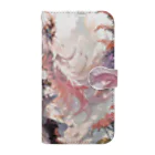 bellzetのWhite Pink Druid Book-Style Smartphone Case