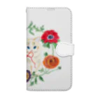 mitsuami_witchのSpring flower&Cat Book-Style Smartphone Case