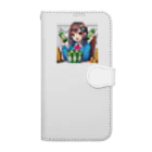 BURABOの魅力的な美少女がNISAで投資 Book-Style Smartphone Case