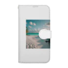 worldgramのbeach Book-Style Smartphone Case