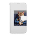 golkichiの猫to猫 Book-Style Smartphone Case