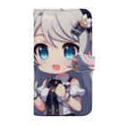 kun_のスポットライトを浴びる可愛らしいアイドルたち Book-Style Smartphone Case