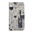 MOONY'S Wine ClosetのGrape’s Jewel Box Book-Style Smartphone Case