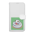 merumo2の白蛇君 Book-Style Smartphone Case