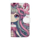 WakuWakustoreのメデューサ少女 Book-Style Smartphone Case