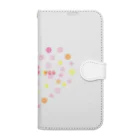 ainarukokoroのありがとう　感謝　Thank you プレゼント　かわいい　ハート Book-Style Smartphone Case