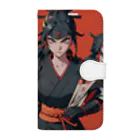 kimono_musume  AI artのscene12 Book-Style Smartphone Case