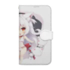 studio AzurのAria 猫神召喚 ディフォルメ  Book-Style Smartphone Case