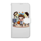 bottaの可愛い、かず。さん、バスケダーツ Book-Style Smartphone Case