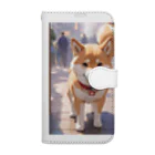 konoha_0326のしば犬くん Book-Style Smartphone Case