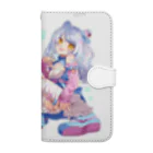 実果の小屋のゆめかわにゃん娘 Book-Style Smartphone Case