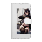 inoken_の猫耳グラマー Book-Style Smartphone Case