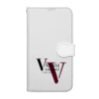 vonjoviのVNJ-051_ロゴ(クリア) Book-Style Smartphone Case