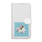 ほにょまゆ@ムーンストーンの見上げるにゃんこ Book-Style Smartphone Case