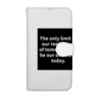 R.O.Dの"The only limit to our realization of tomorrow will be our doubts of today." - Franklin D.  Book-Style Smartphone Case