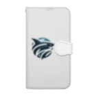  🌊 海の宝石ショップ 🐟のロゴシャーク Book-Style Smartphone Case