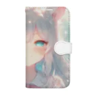 ゆう➰にゃき♥️の白猫さん Book-Style Smartphone Case