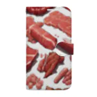 Haluuushopのmeats of meats Book-Style Smartphone Case