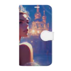 AQUAMETAVERSEの宵闇に輝くクリスタルの女王 Marsa 106 Book-Style Smartphone Case