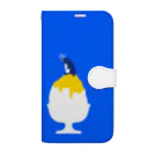 スタジオ ペンギン のかき氷ペンギン 手帳型スマホケース